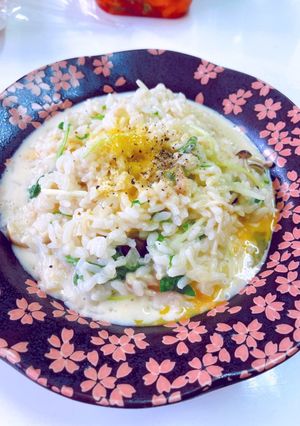 きのこと水菜のリゾット-レシピのメイン写真