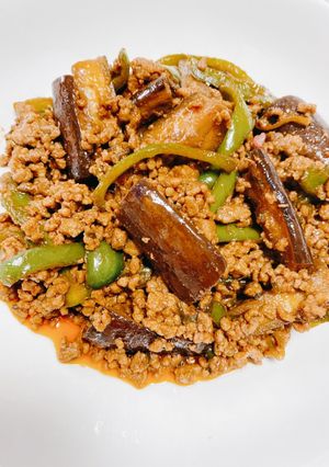 ピリ辛味噌麻婆茄子-レシピのメイン写真