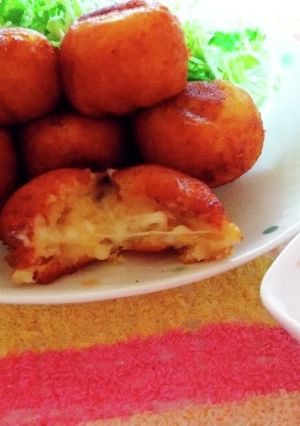 簡単！ チーズ入り コロコロじゃがいも-レシピのメイン写真