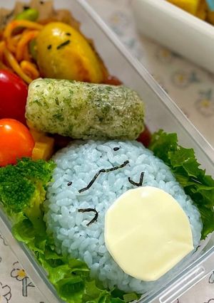 簡単キャラ弁★すみっコぐらしのとかげ-レシピのメイン写真