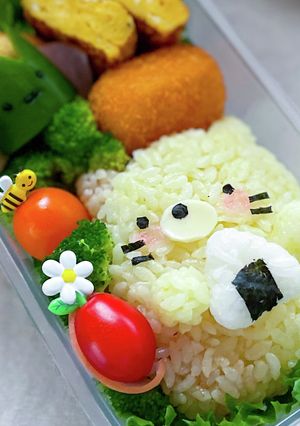 簡単キャラ弁☆すみっコぐらしのねこ-レシピのメイン写真