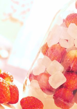 いちごミルクの素！いちごシロップ⚘˖*-レシピのメイン写真