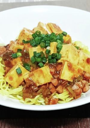 超簡単！こってり麻婆豆腐焼きそば！-レシピのメイン写真