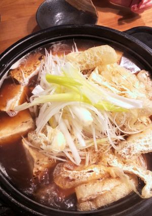 白髪ネギと焼き豆腐の豚しゃぶすき-レシピのメイン写真