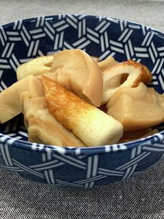 ちくわと車麩の煮物-レシピのメイン写真