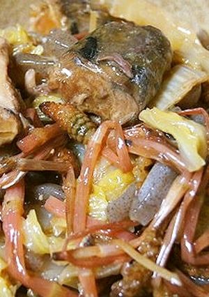 土筆　鯖缶アレンジ-レシピのメイン写真