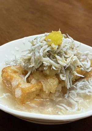 簡単☆厚揚げのしらすたっぷり大根おろし☆-レシピのメイン写真