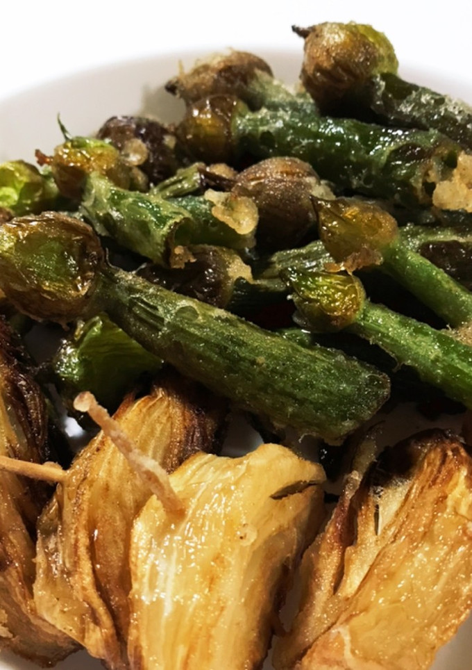 農家の食卓〜ネギ坊主の天ぷら〜-レシピのメイン写真