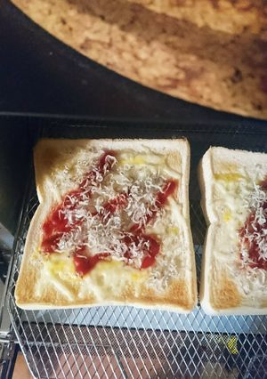 骨カツしましょ。しらすとチーズトースト-レシピのメイン写真