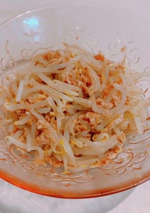 ツナもやし梅味-レシピのメイン写真