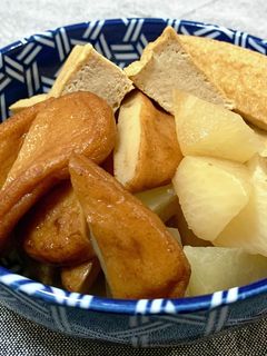 厚揚げ&さつま揚げと大根の煮物-レシピのメイン写真