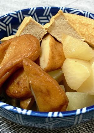 厚揚げ&さつま揚げと大根の煮物-レシピのメイン写真