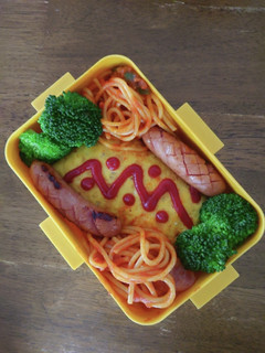 オムライス&ナポリタンの男子弁当♪-レシピのメイン写真