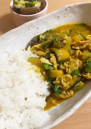 和風かぼちゃカレー-レシピのメイン写真