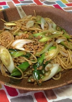 超簡単☆焦がしバターの納豆パスタ♪♪-レシピのメイン写真