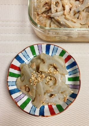 レンジで簡単★ツナと蓮根のきんぴら風-レシピのメイン写真