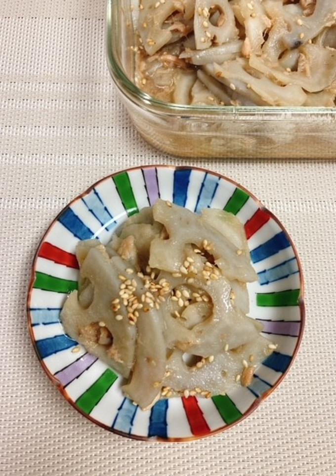 レンジで簡単★ツナと蓮根のきんぴら風-レシピのメイン写真