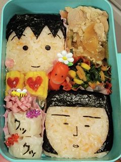ちびまる子ちゃんおにぎり弁当!-レシピのメイン写真