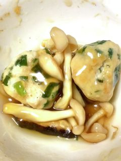 ニラ肉団子の甘酢餡掛け-レシピのメイン写真