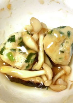 ニラ肉団子の甘酢餡掛け-レシピのメイン写真