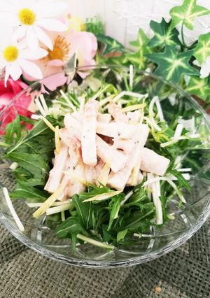 水菜とちくわの味噌マヨサラダ-レシピのメイン写真