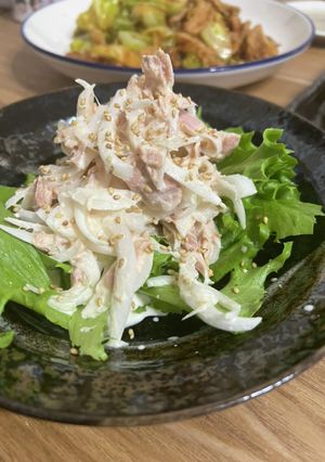 新玉ねぎとツナの和風マヨサラダ-レシピのメイン写真