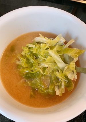 キャベツの味噌汁-レシピのメイン写真