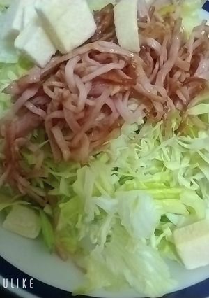ハムとチーズでこってりなサラダ-レシピのメイン写真