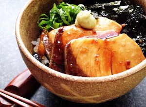 残ったお刺身で簡単☆ぶりてり丼-レシピのメイン写真
