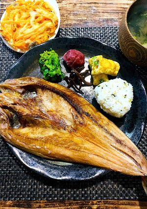 昆布出汁ホッケとつまみの夕飯ワンプレート-レシピのメイン写真