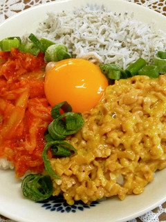 シラスの三色丼-レシピのメイン写真