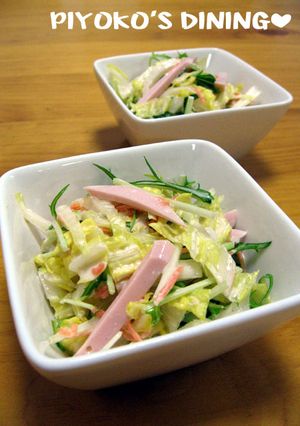 お魚ソーセージと白菜の和風コールスロー-レシピのメイン写真