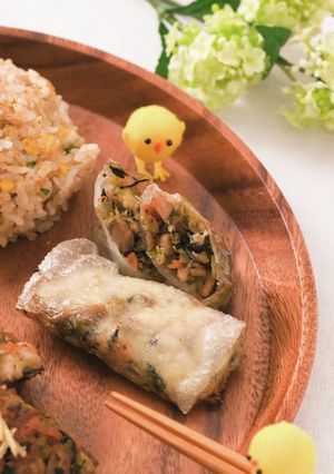 鶏きんぴらで生春巻きフライ-レシピのメイン写真