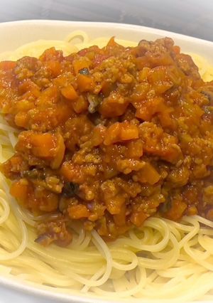 ミートソーススパゲッティ-レシピのメイン写真