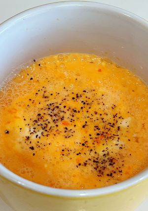 中からチーズとろーり♪チーズ茶碗蒸し-レシピのメイン写真