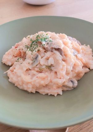 お手軽ランチに☆豚キムチーズリゾット-レシピのメイン写真