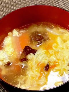 【簡単】トマトと木耳の中華たまごスープ-レシピのメイン写真