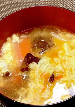 【簡単】トマトと木耳の中華たまごスープ-レシピのメイン写真
