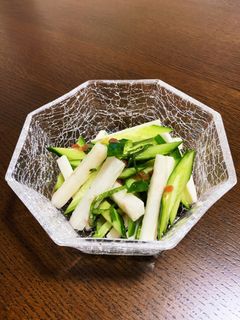 長芋の梅大葉和え-レシピのメイン写真