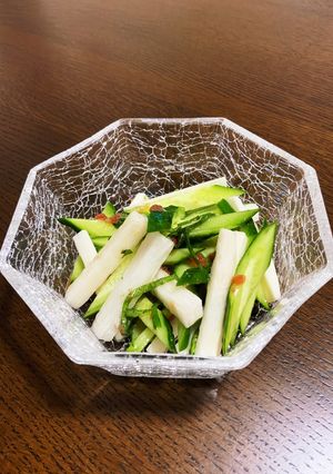 長芋の梅大葉和え-レシピのメイン写真