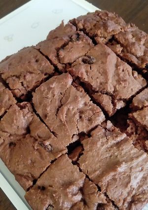 お豆腐のチョコレーズンケーキ-レシピのメイン写真
