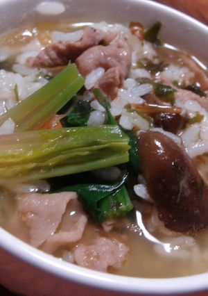 栄養満点♡朝ごはん＝具だくさん雑炊-レシピのメイン写真