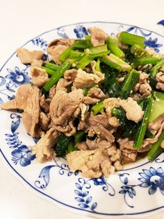 豚コマと小松菜の生姜焼き風炒め-レシピのメイン写真