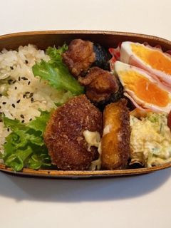 豆豆ご飯弁当-レシピのメイン写真
