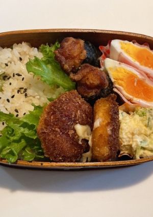 豆豆ご飯弁当-レシピのメイン写真