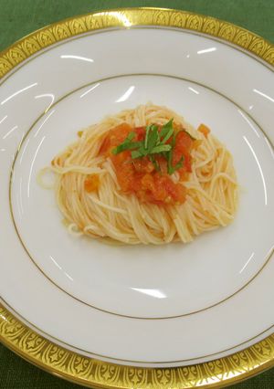【使いきり】カッペリーニ風トマトそうめん-レシピのメイン写真
