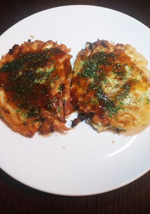 簡単☆サラダチキンのキャベツ焼き-レシピのメイン写真