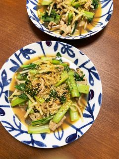 小松菜ともやしのポン酢炒め-レシピのメイン写真