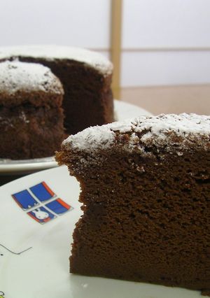 幸せ❤チョコスフレケーキ-レシピのメイン写真
