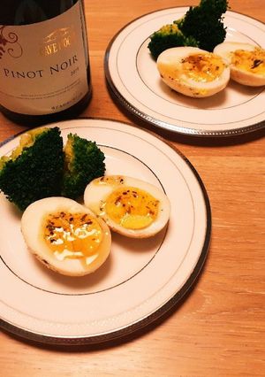 ワインに合う♪味付け玉子、イタリアン風-レシピのメイン写真